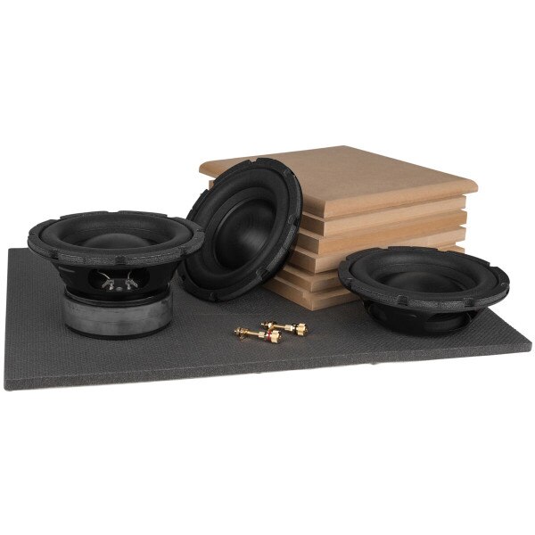 Passive Eminence 8" and Dual Passive Radiator Subwoofer Kit